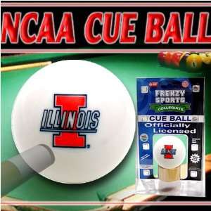 Illinois Illini Officially Licensed Billiards Cue Ball by Frenzy 