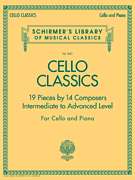 Cello Classics with Piano Sheet Music Schirmer Book NEW  
