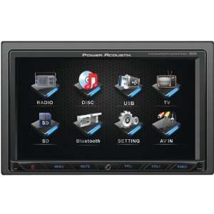  POWER ACOUSTIK PD 762B 7 DOUBLE DIN IN DASH TFT/LCD 
