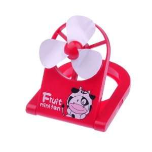   Red Portable USB Powered Folding Cool Cooling Fan