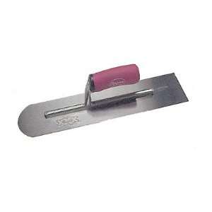 Cement Finishing Trowel with Square Back / Round Front Handle, Blade 