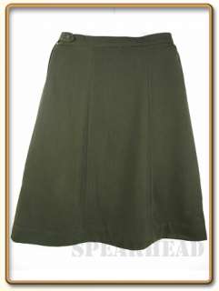 WW2 US Womens Army Corps Dark OD ETO Skirt S XXL  