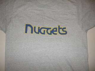   DENVER NUGGETS KWGN TV NBA T Shirt SMALL screen stars soft thin  
