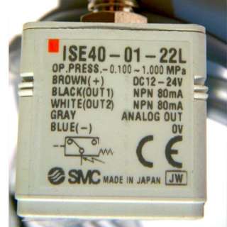 SMC ISE40 01 22L High Precision Digital Pressure Switch  