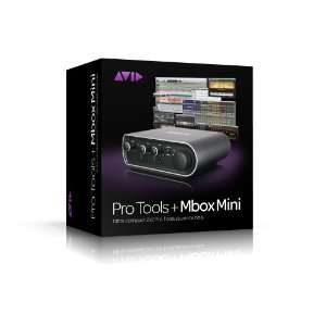  Avid Pro Tools + Mbox Mini Ultra Compact 2x2 Pro Tools 