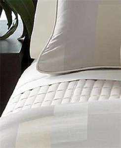   BRICKS Queen Quilted Quilt Coverlet Linen Solid Khaki Masculine  