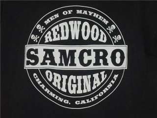 SONS OF ANARCHY MOTORCYCLE CLUB REDWOOD ORIGINAL SAMCRO MEN OF MAYHEM 