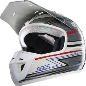  Fox Racing SHIFT Agent Helmet Race White/Red XS 