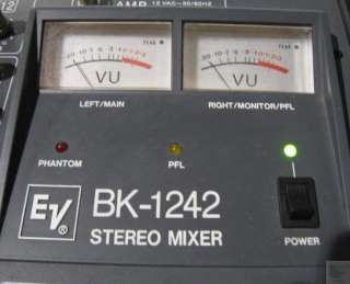   BK 1242 12 Channel Microphone Stereo Line Audio Studio Mixer  