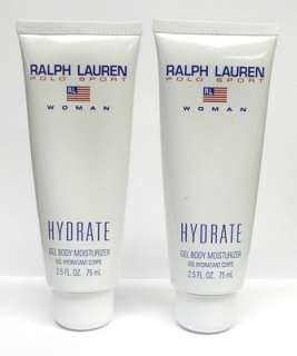 Ralph Lauren Polo Sport Woman Hydrate Gel 2.5oz x2  