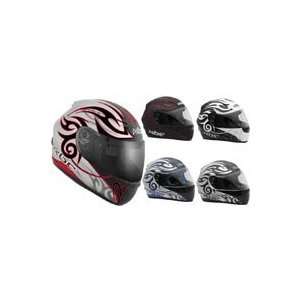  KBC VR1X Tribal Helmet X Large Red/Black Automotive