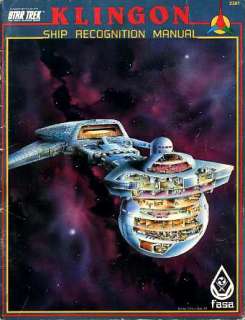 Star Trek KLINGON SHIP RECOGNITION MANUAL 2301 VGC Star Trek Role 