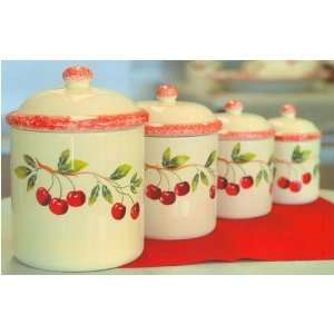  Cherries Jubilee Canister Set CRR 9 OS