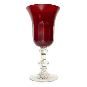    Tracy Porter Holiday Red Glassware Goblet