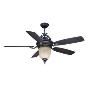   60 Outdoor Ceiling Fan with Wall & Remote Control