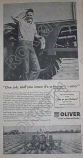 1957 Oliver Super 77 Tractor AD  