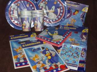   Hedgehog Birthday Party ALL Items Listed Plates Cups Napkins Lootbags