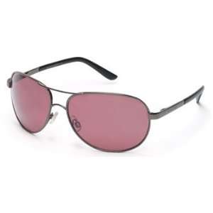  Polarized Optics Aviator Gunmetal Rose Sunglasses