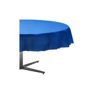   Blue 3 Pack 84 Round Plastic Table Cover #7211. 