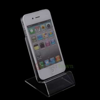 Clear Acrylic Stand Mount Holder for iPhone 4/ 3G/ ipod  