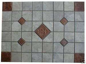 24 3/4 X 18 Backsplash tile medallion, DALTILE PARAISO  