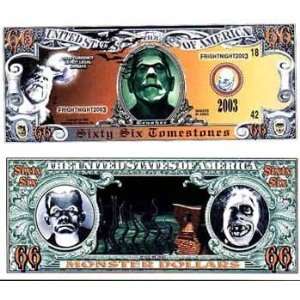  Halloween $66 Tombstone Scary Monster $$ Case Pack 100 