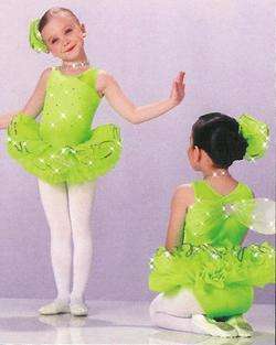 TINKER BELL Ballet Tutu w/WING Dance Dress Costume CXS  