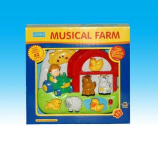 Megcos Toys Musical Farm Player Toy ~BRAND NEW~  