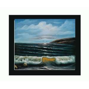 Art Reproduction Oil Painting   Seascapes Caps of Solitude with New 