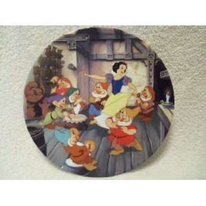   Dance of Snow White and the Seven Dwarfs by Knowles Collectible Plate