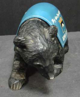 Army Security Agency Kuma Station Ainu Carved Military Bear, NR  
