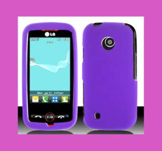 Purple Tracfone LG 505C Faceplate Snap on Phone Cover Hard Case 