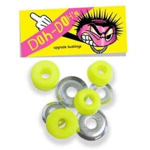  Shortys Neon DOH DOHs Skateboard Bushings   Yellow Sports 