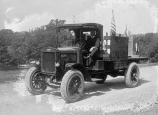 early 1900s photo Nash. Truck, cornerstone, Immacu  
