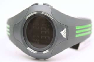 Adidas Women Response Digital Chronograph Gray Rubber Indiglo Watch 