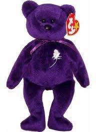 Princess Diana 1st Edition Ty Beanie Baby 1997 PVC Pellets Hanmade in 