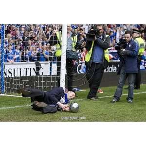  Soccer   Rangers Celebrations   Ibrox Stadium Photographic 