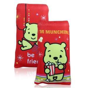Disney Officially Licensed Cuties Winnie The pooh Sock Case Skin with 
