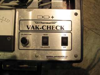 Thermal Engineering 4501 Vak Check Vacuum Gauge Atmospheric Pressure 