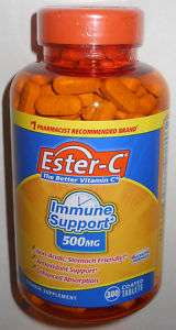 Ester C Immune Support 500mg The Better Vitamin C 600ct  