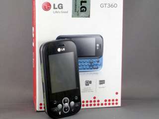 NEW UNLOCK LG GT 360 QUAD BAND GSM BLACK RETAIL BOX  