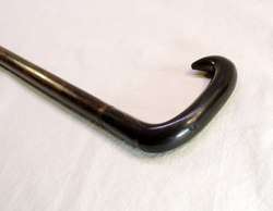 Fine Antique Horn Handled Gentlemans Walking Stick Horn Tip  