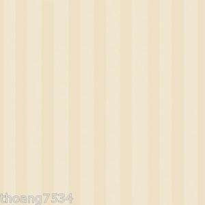 Silk Pearl Satin Cream Stripe Solid Vinyl Wallpaper Sidewall NORWALL 