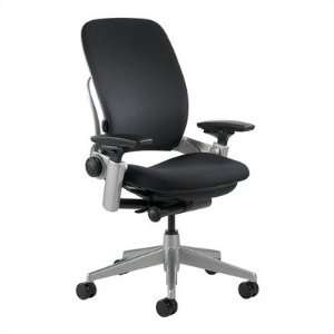  Leap Chair with Black Fabric and Platinum Base Office 