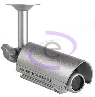   HAD CCD Silver Bullet Camera 560TVL Cam w/ Sun Shade, Weatherproof