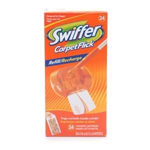   Swiffer CarpetFlick Refill Pack, 24 ct [FOUR PACK  96 refills] Carpet