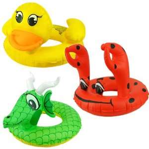  Inflatable Animal Swim Ring   24 [Crab] Sports 