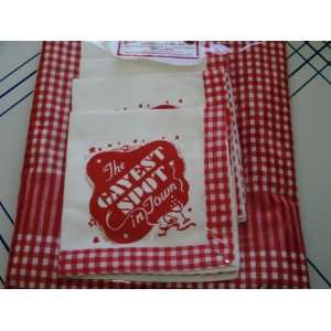    Gayest Spot in Town Tablecloth & Napkins Set