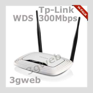 ROUTER WI FI WIRELESS wifi TP LINK TL WR841ND 300M MIMO  