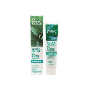  Tea Tree Oil & Neem Wintergreen Toothpaste 6.25 oz. Paste 